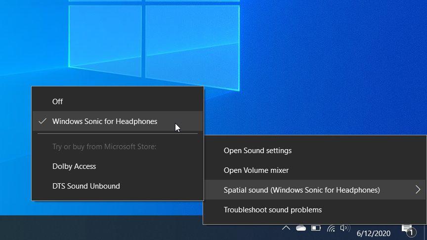 windows sonic for headphones reddit